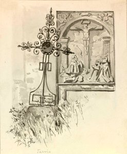 Lapide nel cimitero di Trbizu da Ladislav Benesch